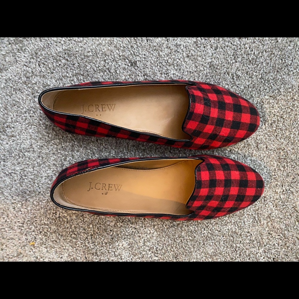Jcrew Buffalo Check loafers